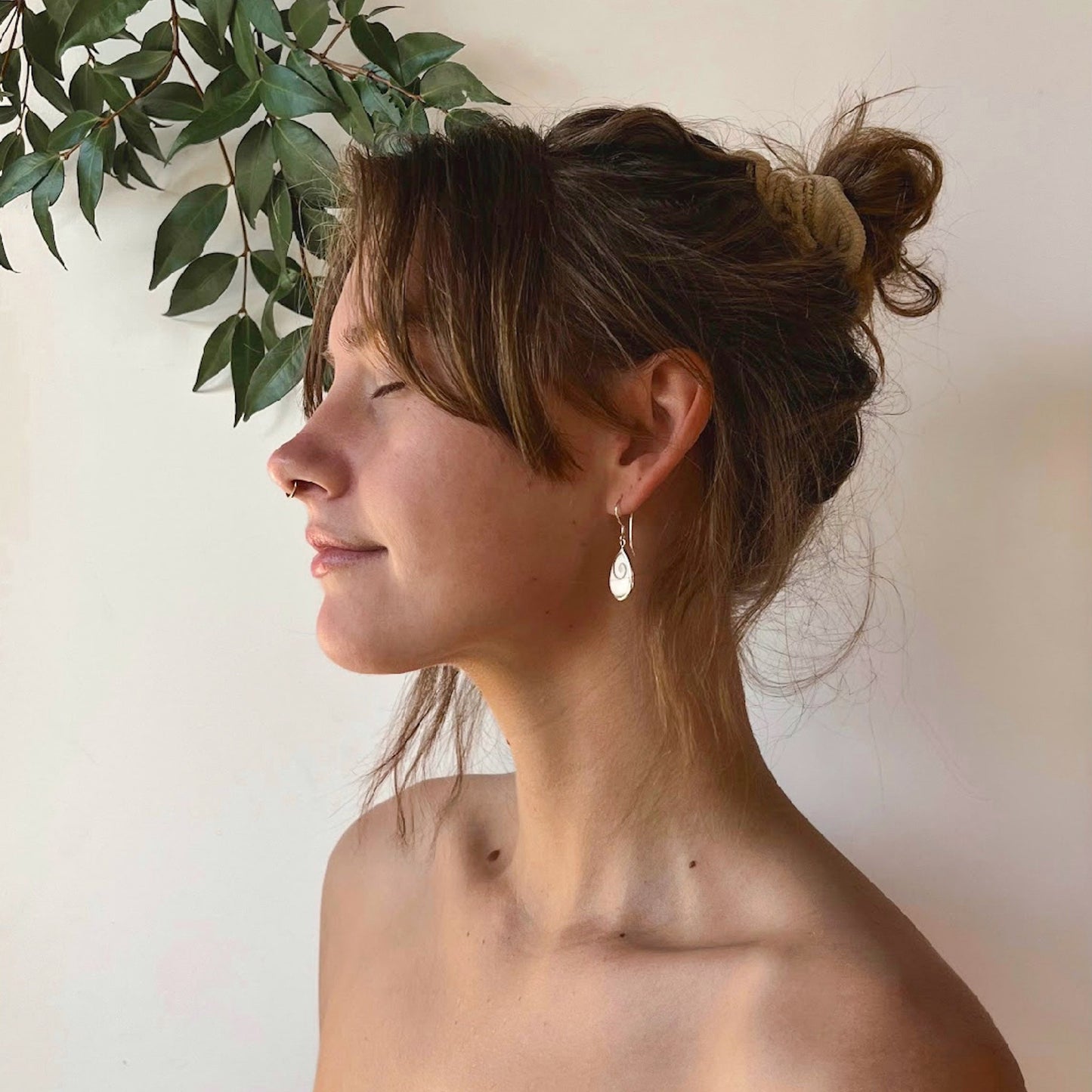 Shiva Shell Drop Earrings
