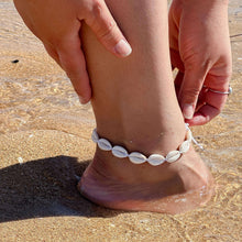 Load image into Gallery viewer, Beached Cowrie Shell Anklet
