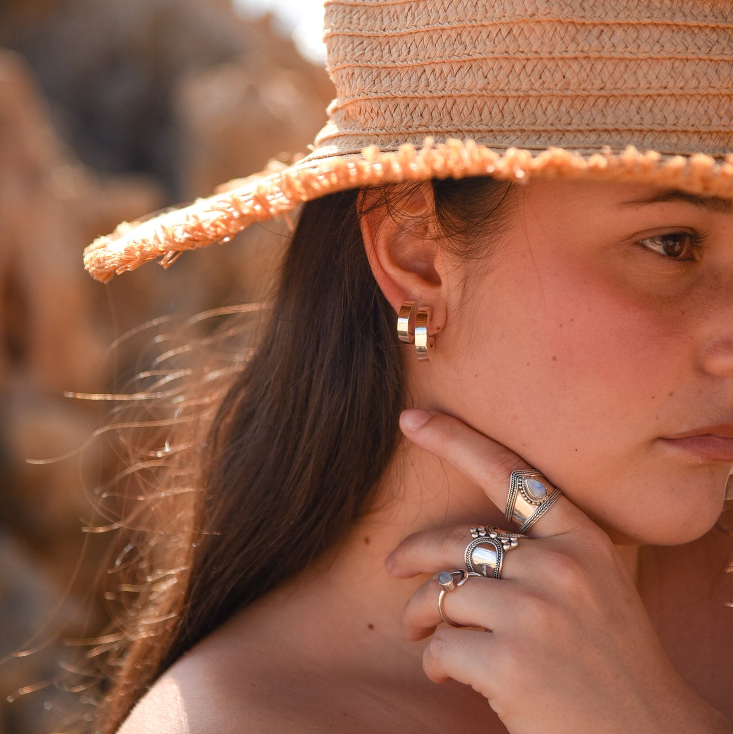 Sol Bold Hoops
