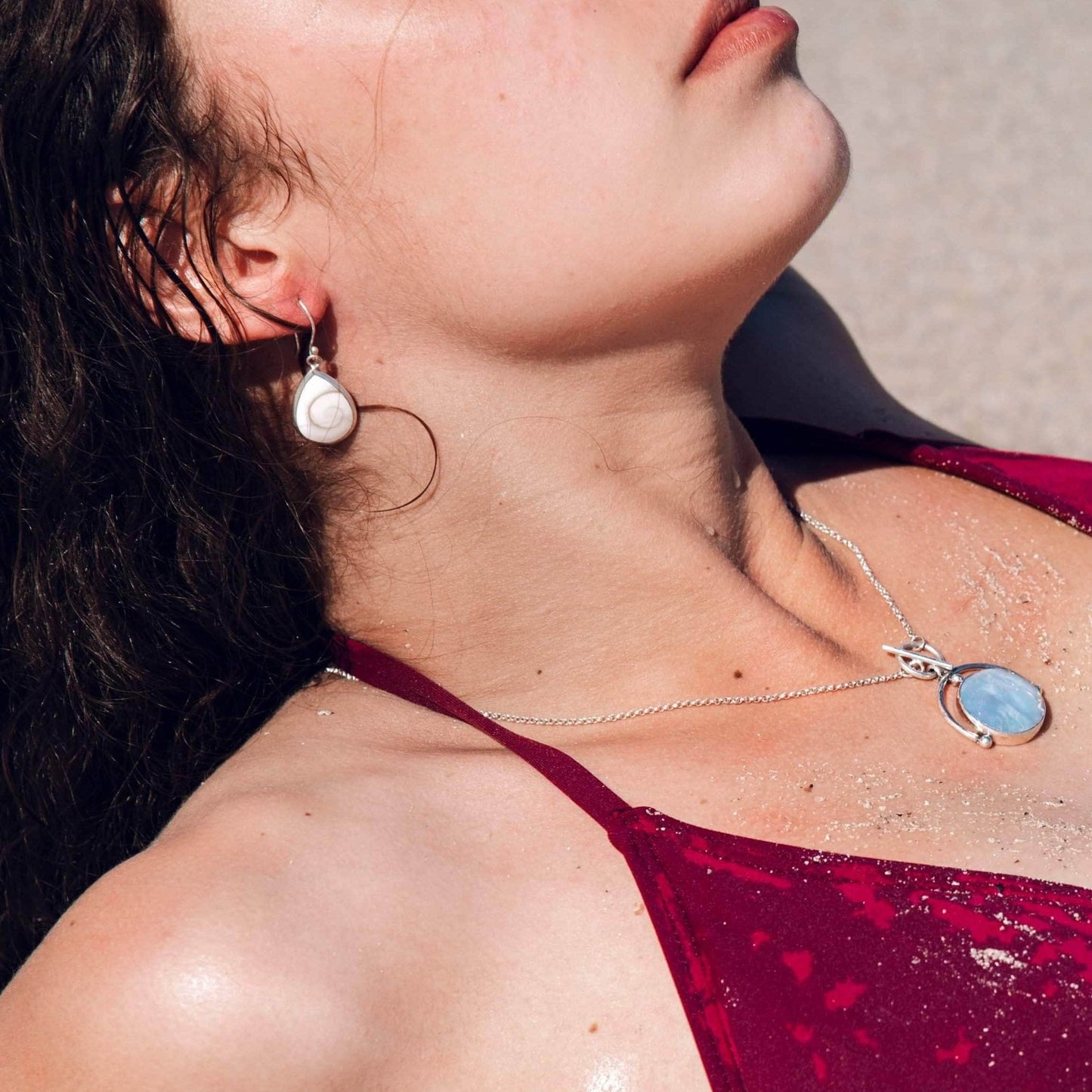 Wind and Soul Earrings Shiva Shell Drop Earrings