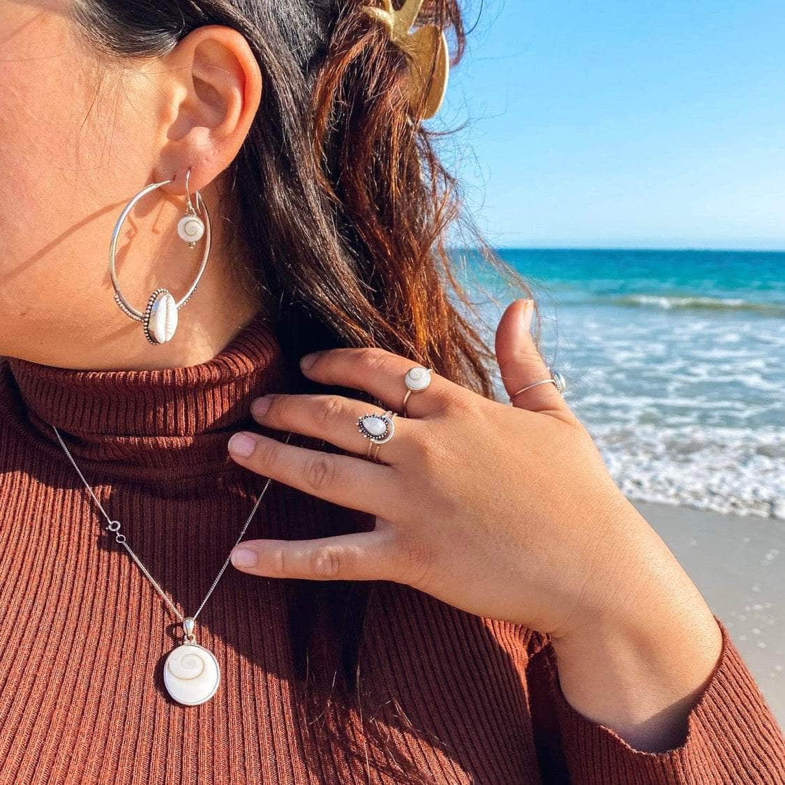 Wind and Soul Rings Ameliah Moonstone Ring