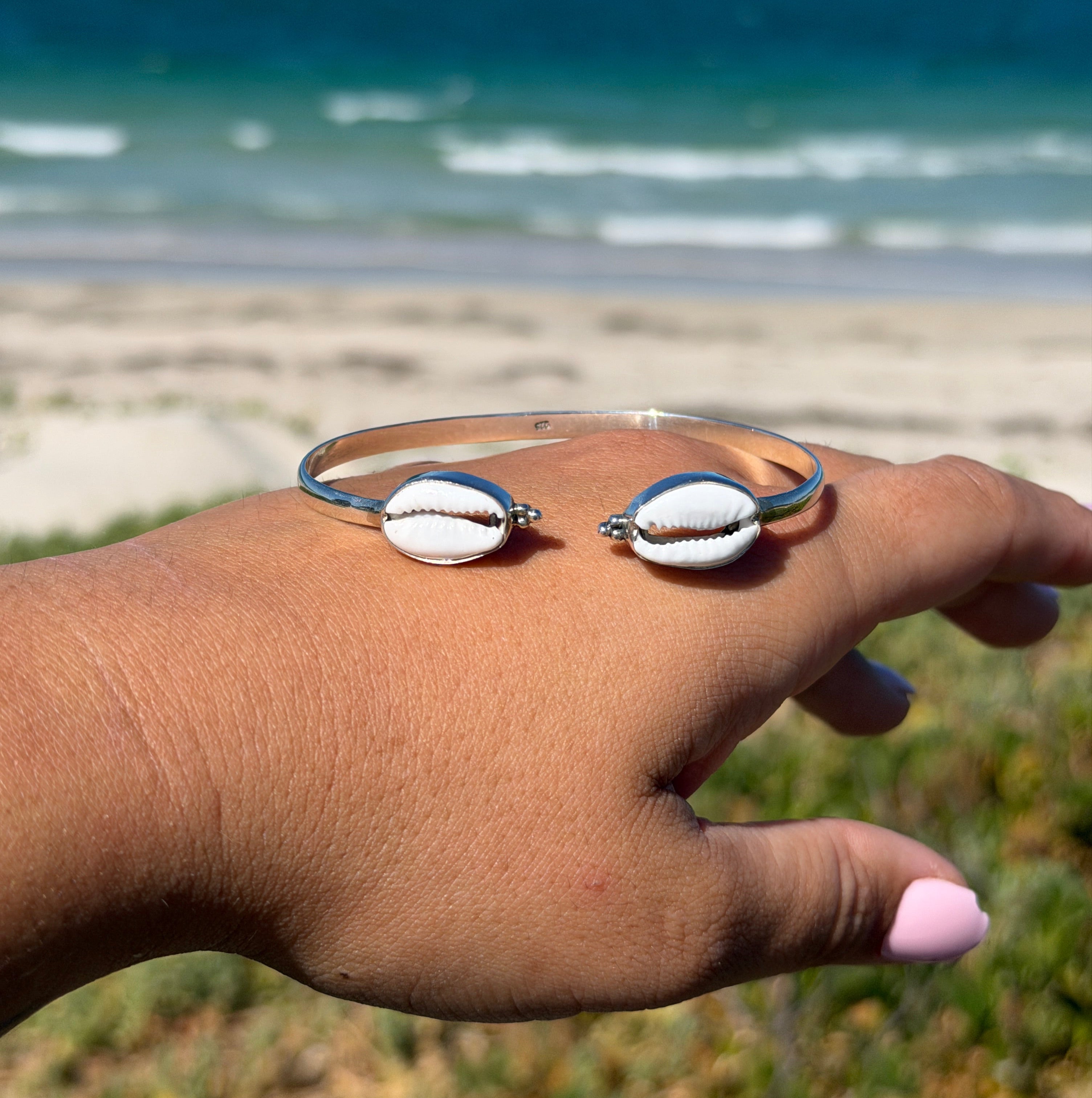 Double Cowrie Cuff