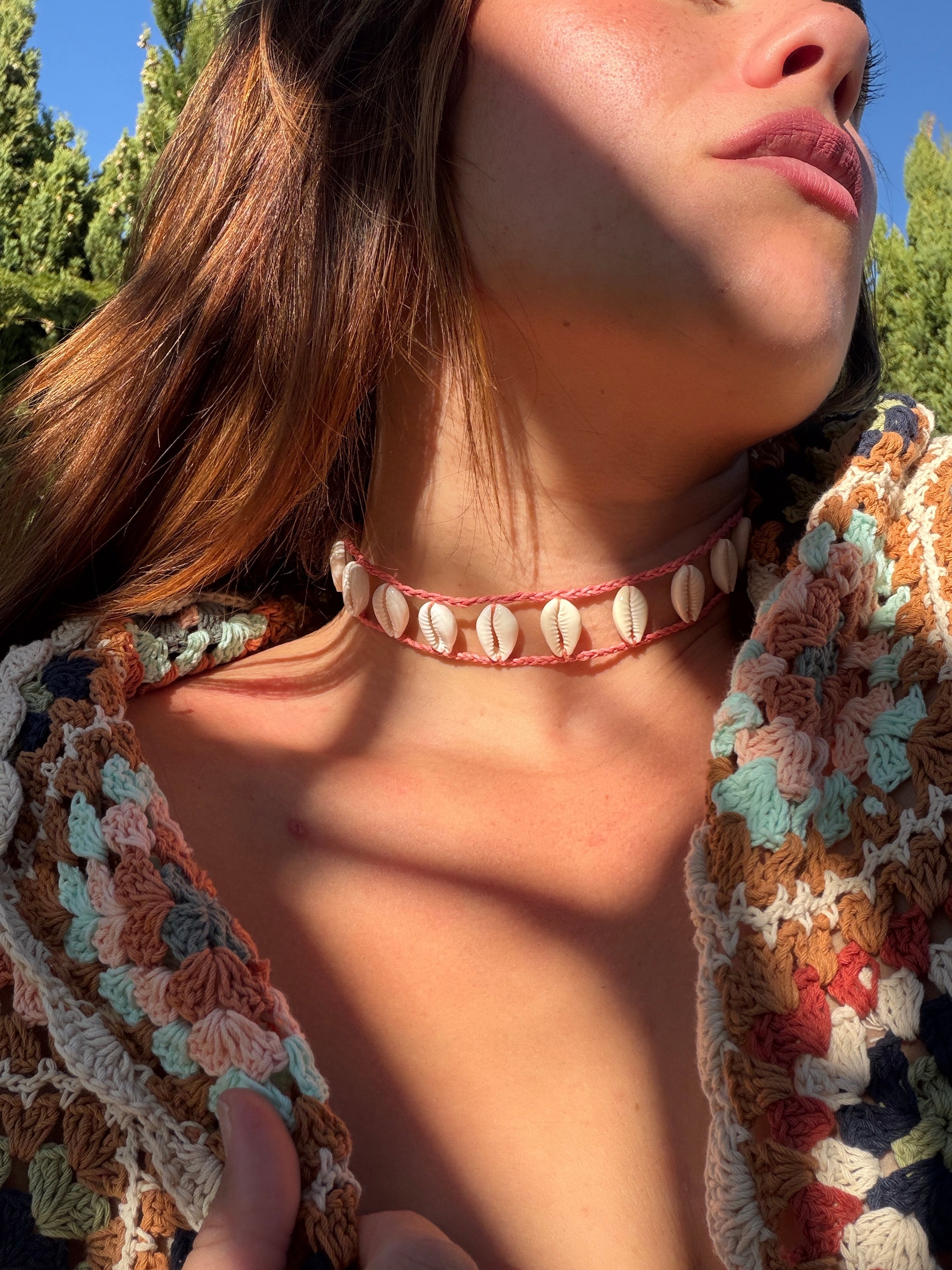 Zali Cowrie Choker
