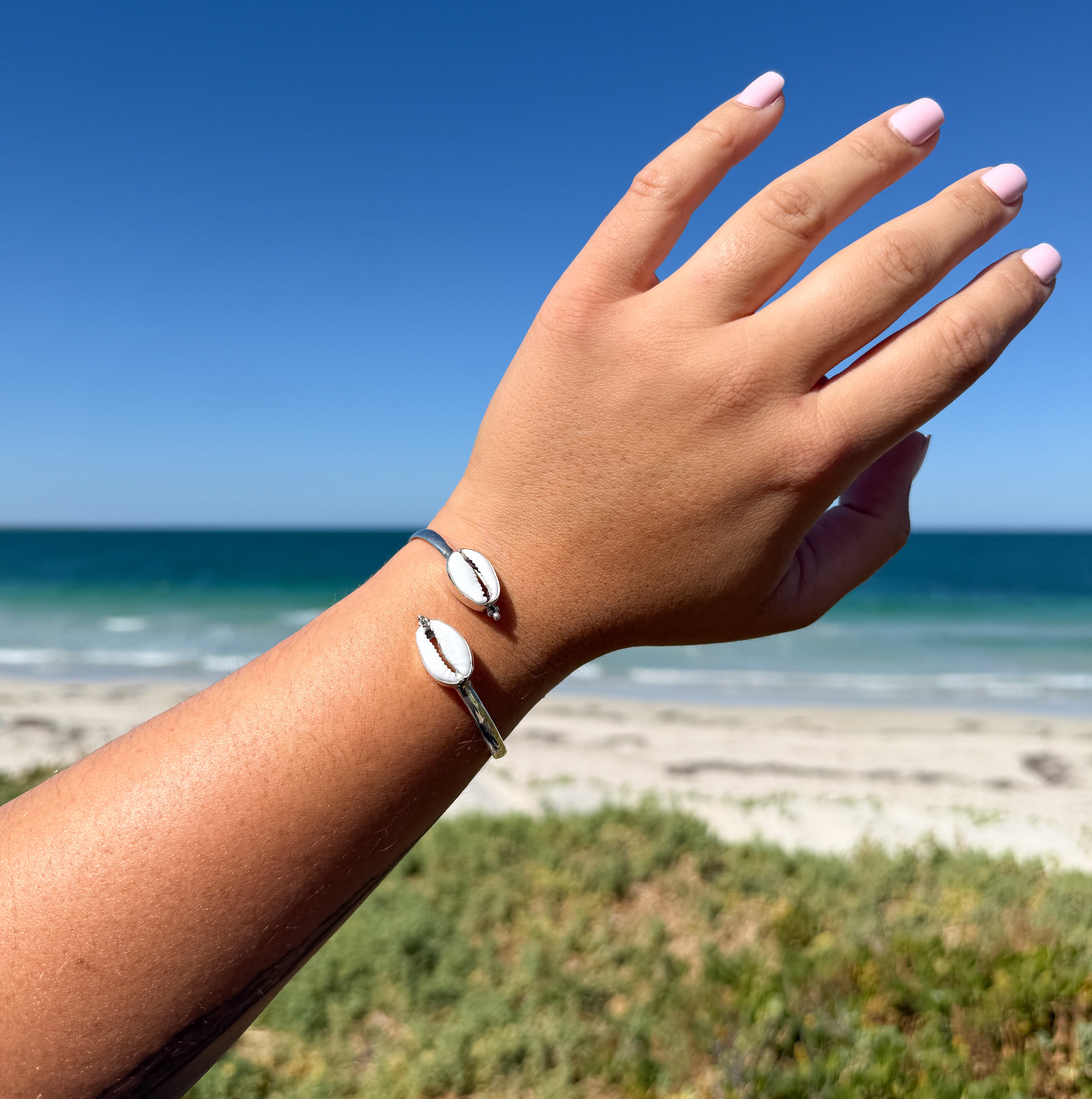 Double Cowrie Cuff