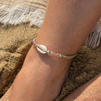 Willow Bloom Cowrie Anklets