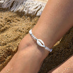 Willow Bloom Cowrie Anklets
