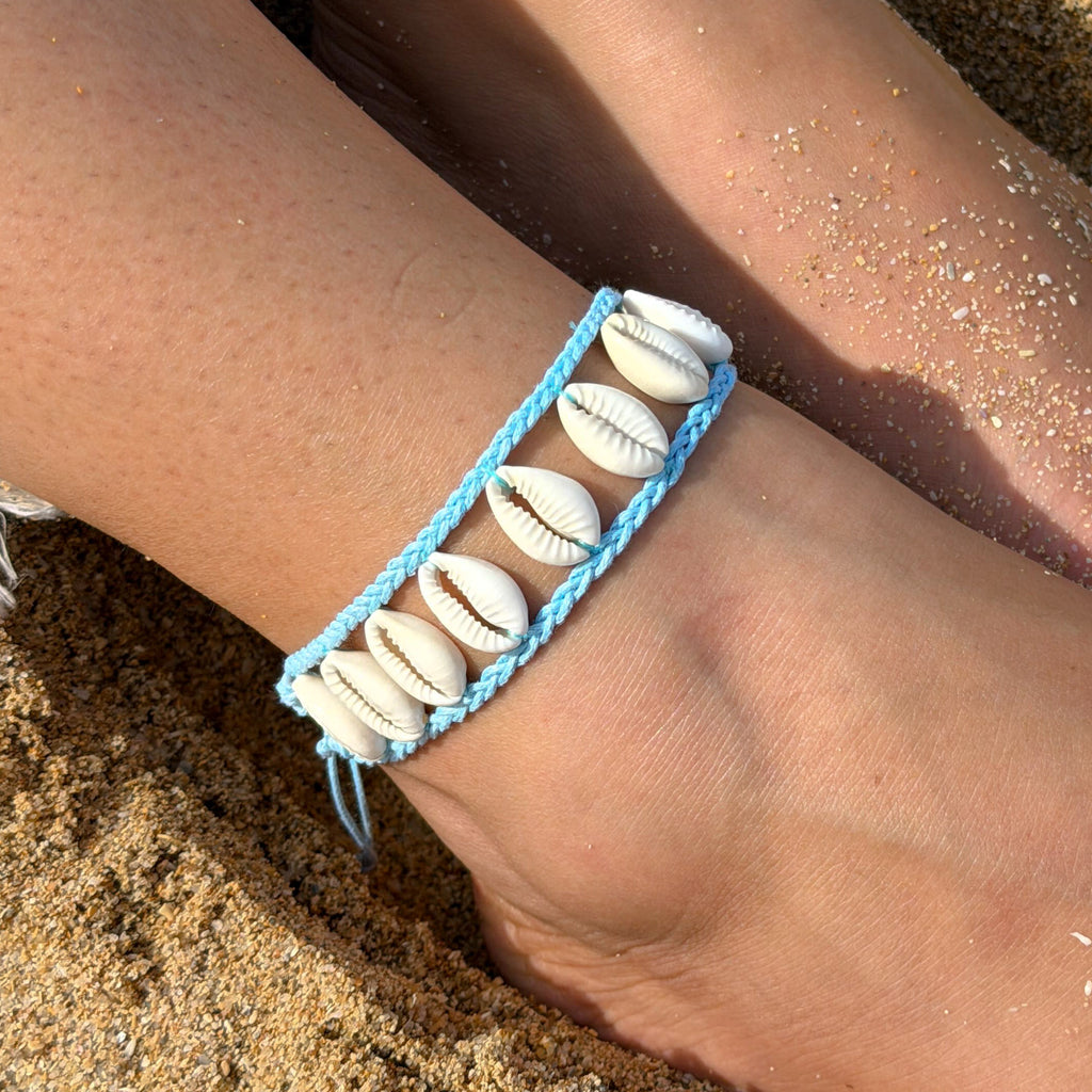Zali Cowrie Anklet