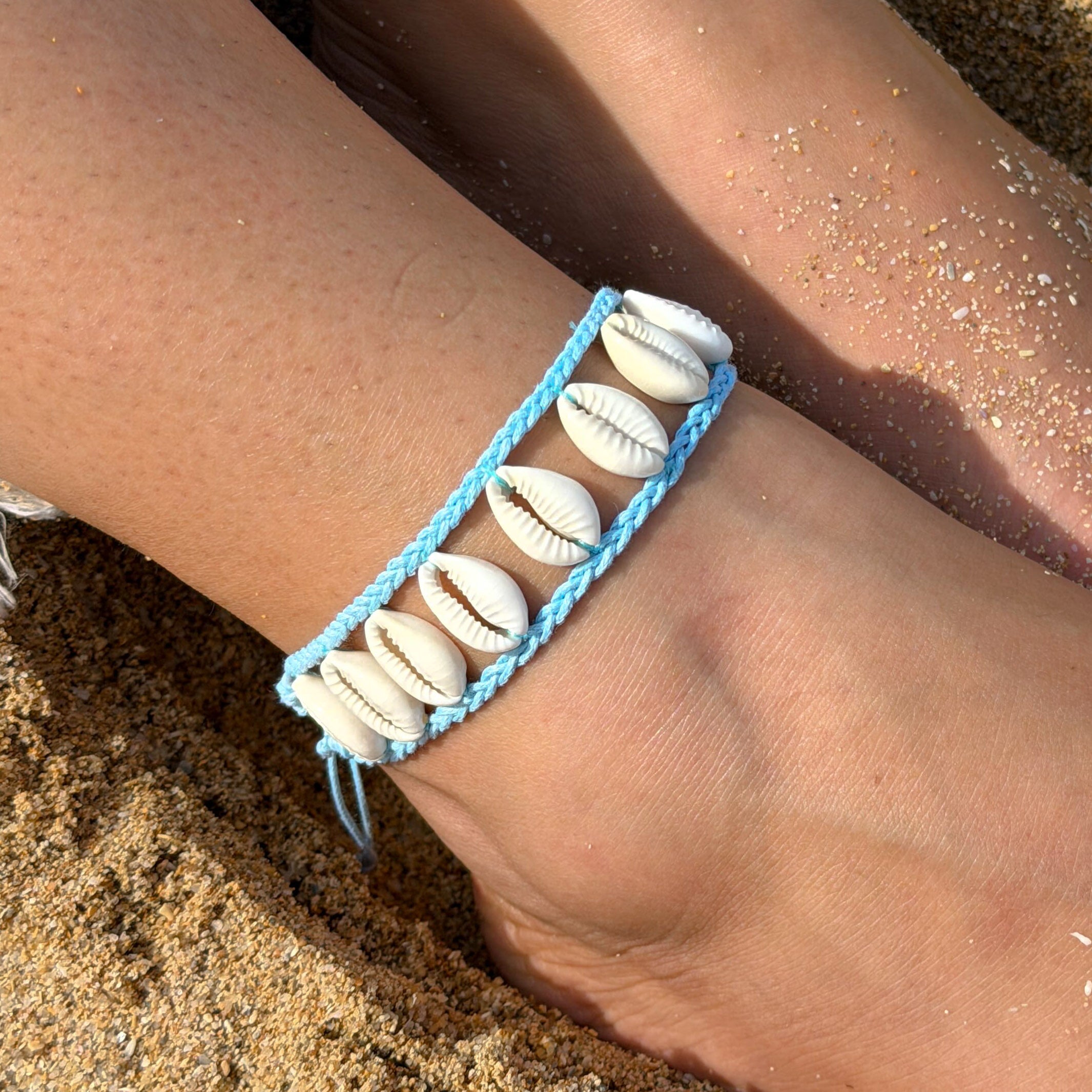 Zali Cowrie Anklet