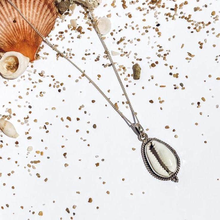 Wind and Soul Necklace Cowrie Shell Necklace
